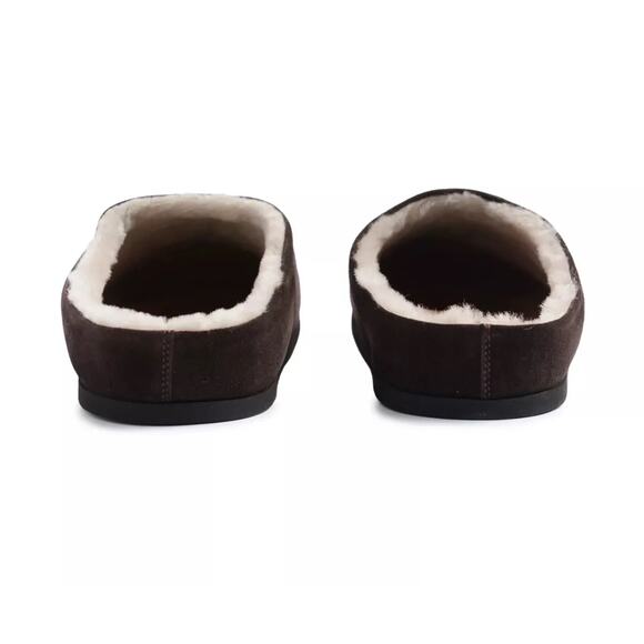 Woman by Common Projects 6166 Shearling Clogs in Coffee 39 - Picture 4 of 5